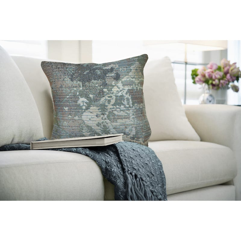 Liora Manne Marina Kermin Indoor/Outdoor Pillow Blue