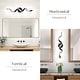preview thumbnail 4 of 47, Modern Spiral Design LED Bathroom Vanity Light Dimmable Wall Light