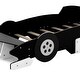 preview thumbnail 65 of 65, Race Car-Shaped Platform Bed with Wheels