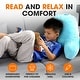 preview thumbnail 49 of 69, Cheer Collection Kids Size Reading and Backrest Pillow with Armrest
