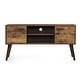 preview thumbnail 16 of 18, Amarah Mid-century Modern Wood TV Stand by Christopher Knight Home