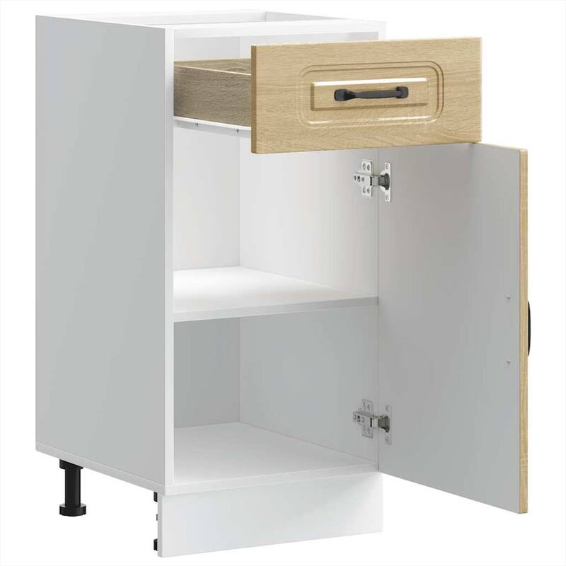 vidaXL Kitchen Base Cabinet Sonoma oak Engineered wood Standard - 18.1 x 15.7 x 32.1