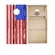 preview thumbnail 1 of 4, American Flag Regulation 2x4 Cornhole Board Set All-Weather - Include Carrying Case