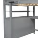 preview thumbnail 45 of 43, Twin Size Loft Bed Kids Bed Frame Wooden Storage Bed with Desk, Shelves, Pull-out Drawers, Ladder and Guardrail