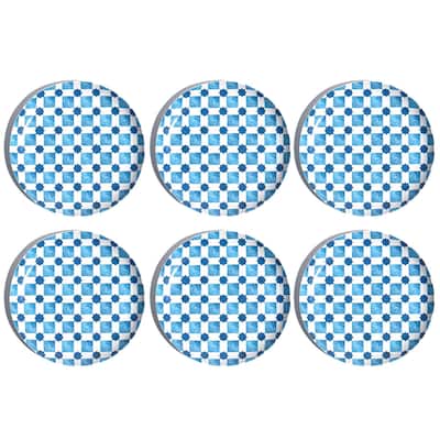 Abode Homewares by TarHong Palazzo Geo Tile, Salad Plate , 8.5" , Set of 6
