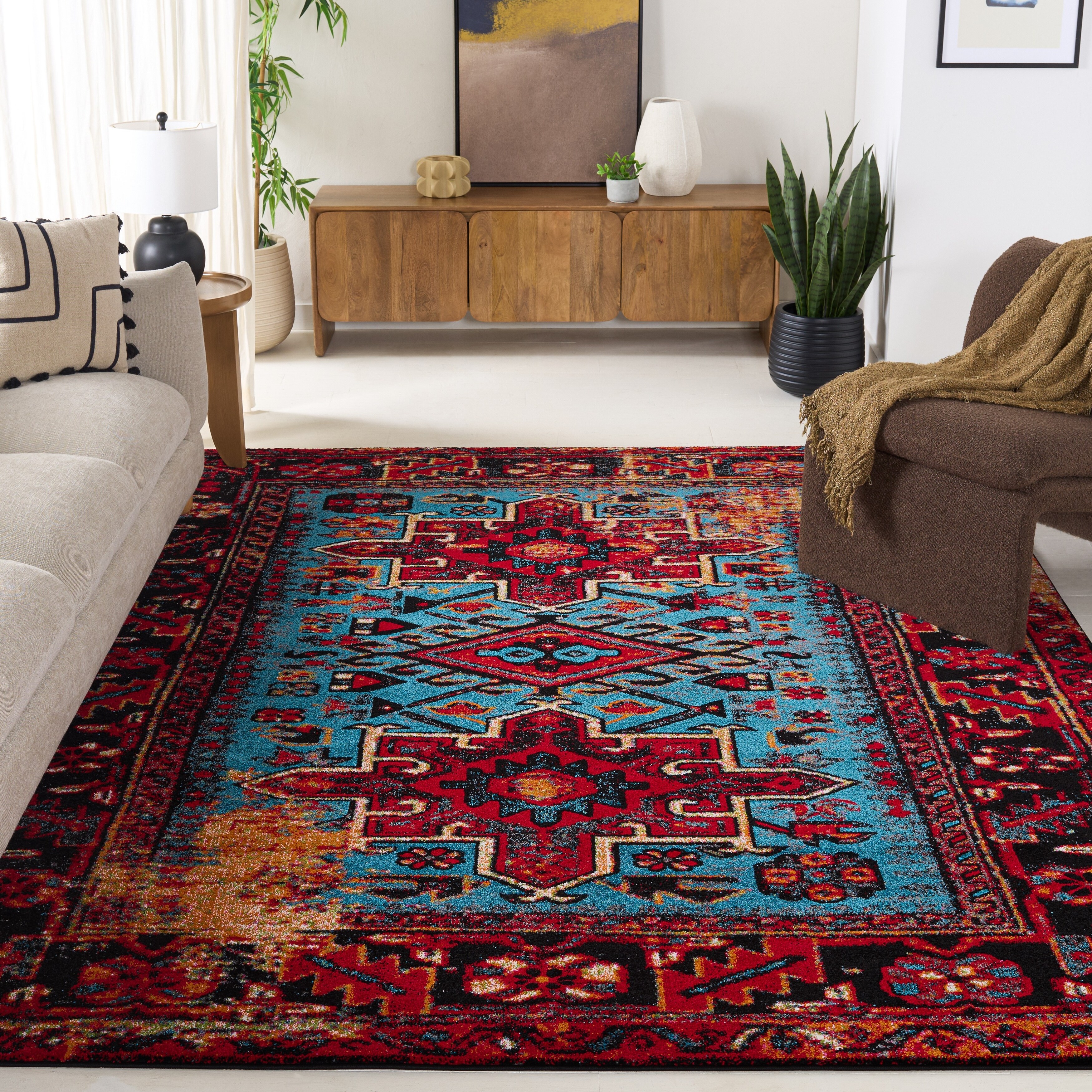 SAFAVIEH Vintage Hamadan Vina Oriental Rug - On Sale - Overstock