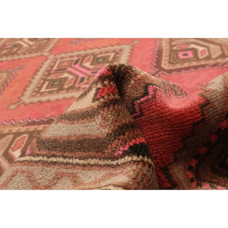 ECARPETGALLERY Hand-knotted Andelz Red Wool Rug - 2'10 x 9'10