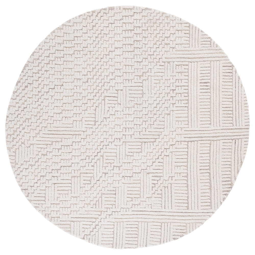 SAFAVIEH Handmade Harvest Niria Modern Contemporary Wool Rug