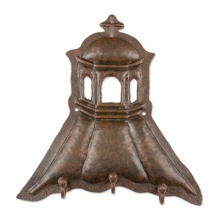 Handmade Sacred Colonial Iron coat and key rack (Guatemala) - Bed Bath ...