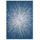 preview thumbnail 27 of 89, SAFAVIEH Evoke Juli Abstract Boho Burst Rug 4' x 6' - Navy/Ivory - Rectangle