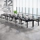 preview thumbnail 18 of 49, 6.5FT Conference Meeting Seminar Business Table Set for 16-20 Person (Set of 6)