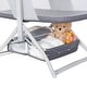 preview thumbnail 5 of 8, Baby Trend Quick-Fold 2-In-1 Rocking Bassinet, Shadow Stone Gray