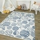 preview thumbnail 21 of 25, Taylor & Olive Kids Planets Area Rug 3'11" x 5'7" - White - Rectangle