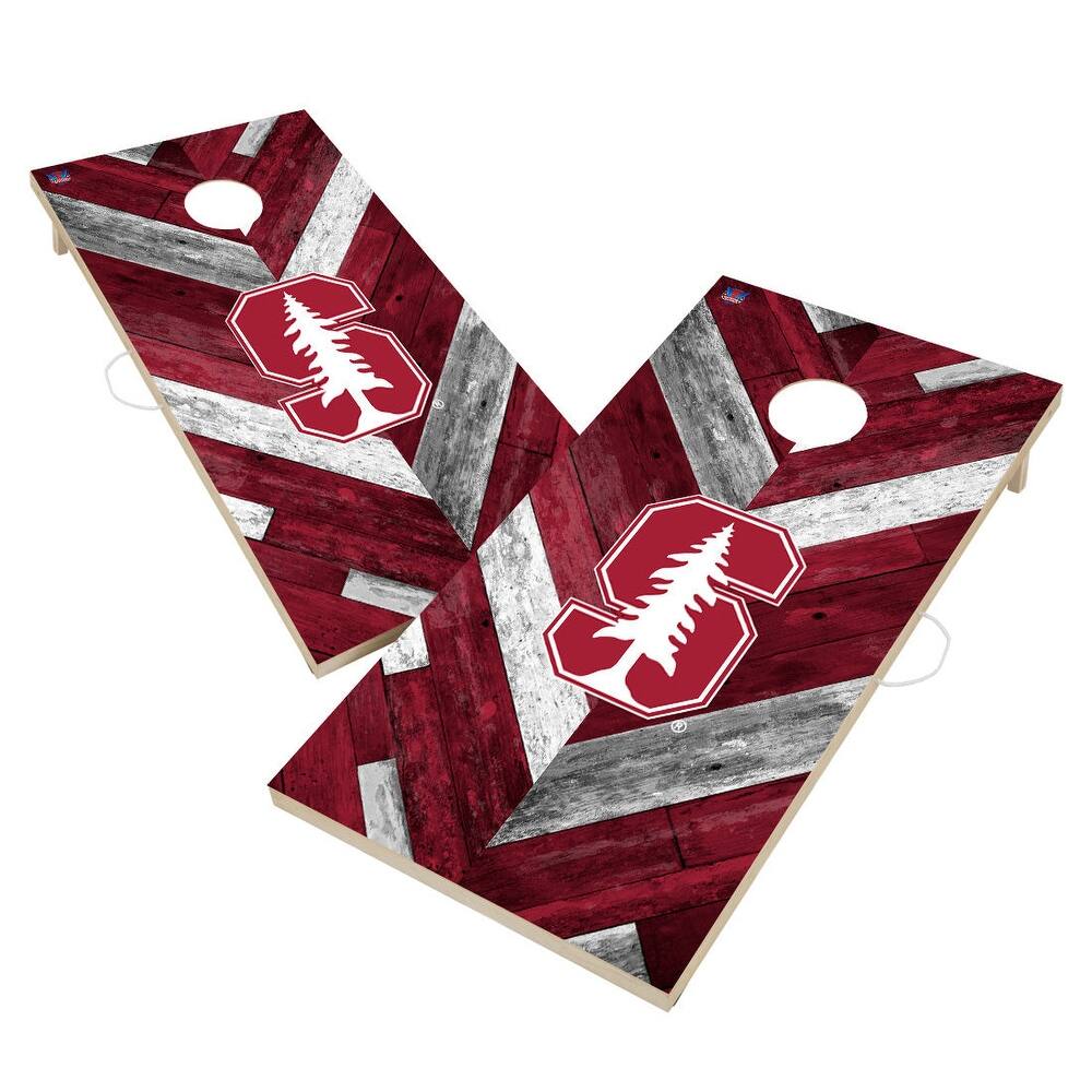 Stanford University Cardinal Regulation 2x4 Cornhole Boards - V5