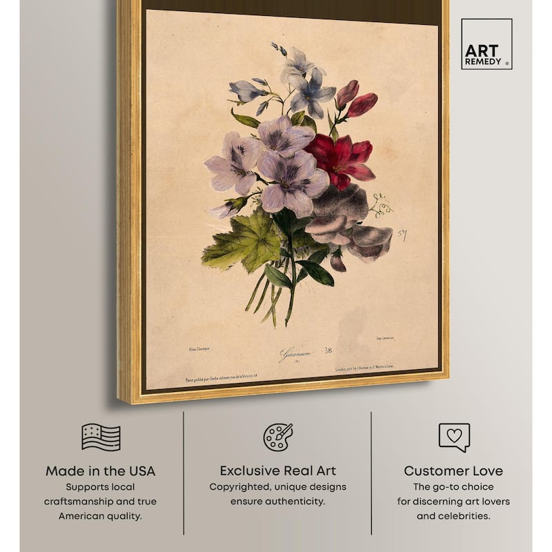 Elisa's Blooms Canvas by Art Remedy