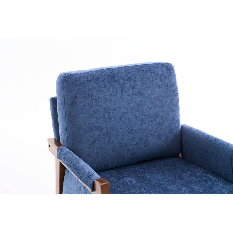Mid-Century Modern Accent Chairs ,Modern Accent Chair,Chair with Soft Waist Cushion,Ergonomic Lounge Chairs