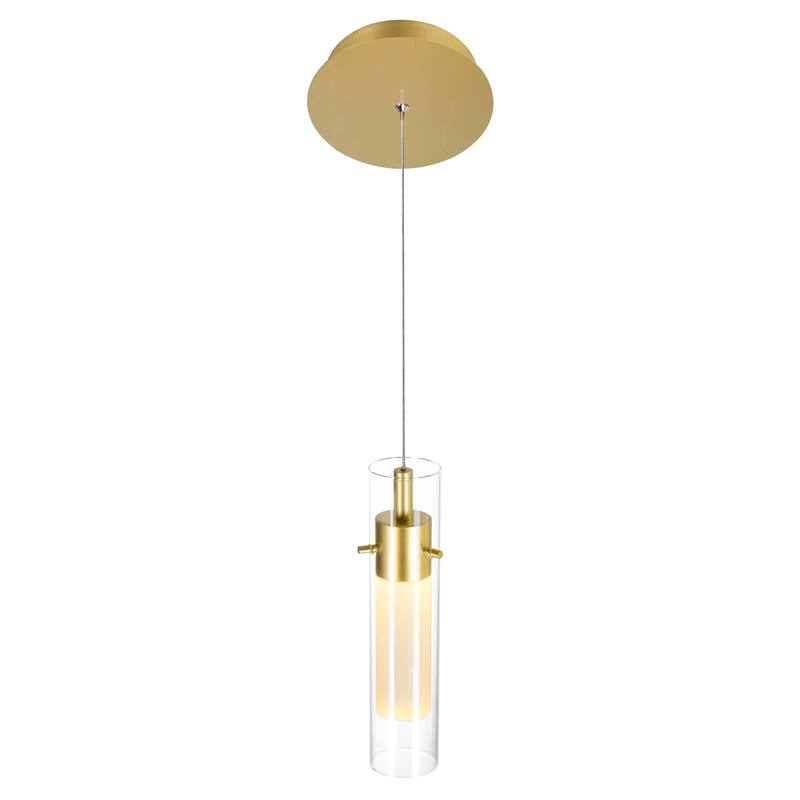Olinda LED Integrated Satin Gold Mini Pendant - Satin Gold