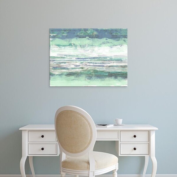 Easy Art Prints Jennifer Goldberger's 'Seascape Striations I' Premium Canvas Art
