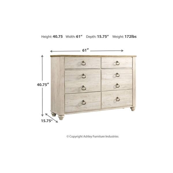 Signature Design by Ashley Willowton Dresser Bed Bath & Beyond 27415621