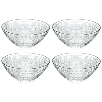 Majestic Gifts Inc Small Bowls-Dessert/Nuts/Candy-6.25" Diameter-Set/4