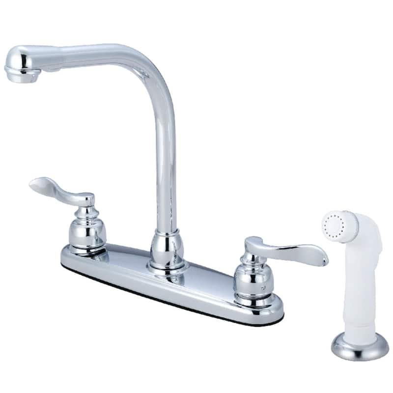 Kingston Brass NuWave French 1.8 GPM Standard Kitchen Faucet - - Polished Chrome