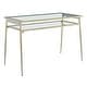 preview thumbnail 12 of 14, Walker Edison 48-inch Metal and Glass Two-Tier Desk