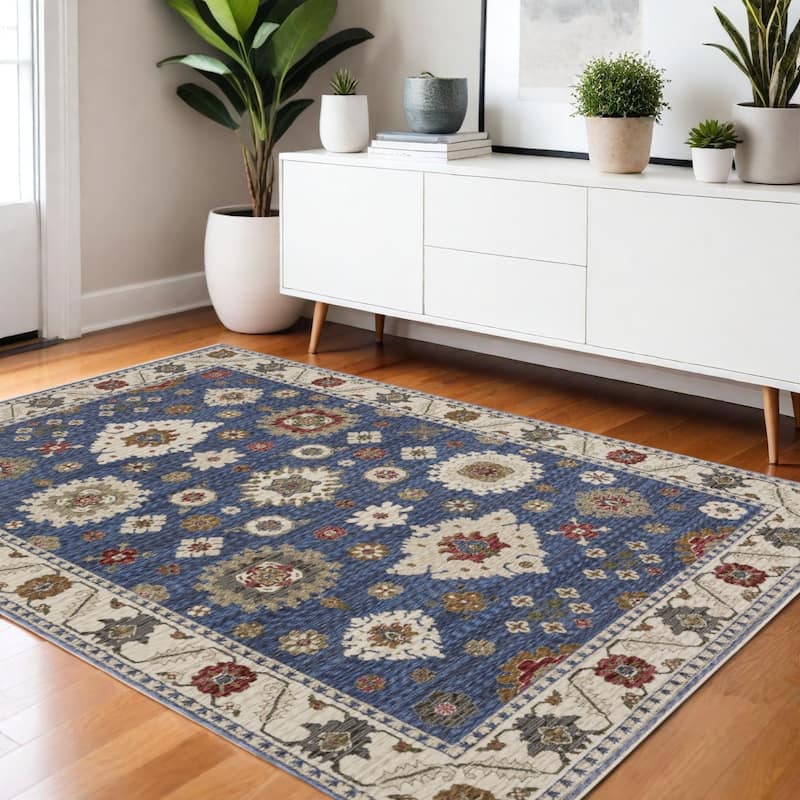 HomeRootsFloral Traditional Runner Area Rug - 66.14' X '45.67' X '0.28