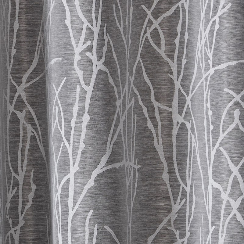 ATI Home Finesse Branch Print Grommet Top Curtain Panel Pair