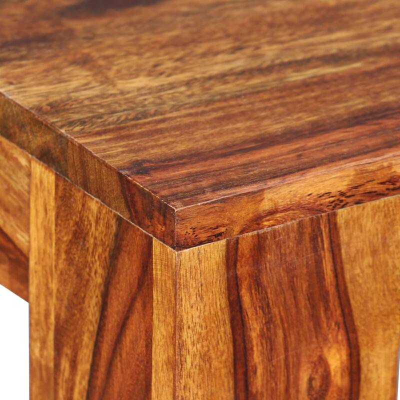 vidaXL Bench Acacia Honey Brown Solid Acacia Wood Medium Durable - 43.3" x 13.8" x 17.7"