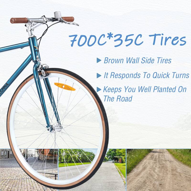 Single Speed Retro style 700C Road Bik