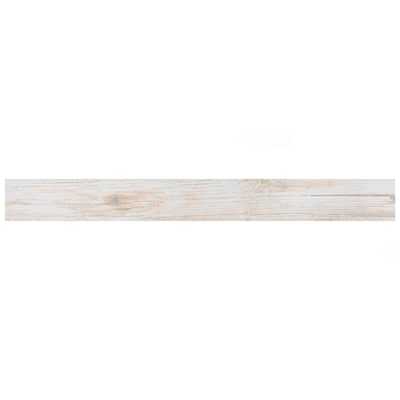 Merola Tile Melvin White 2-7/8" x 26-1/2" Porcelain Floor and Wall Tile