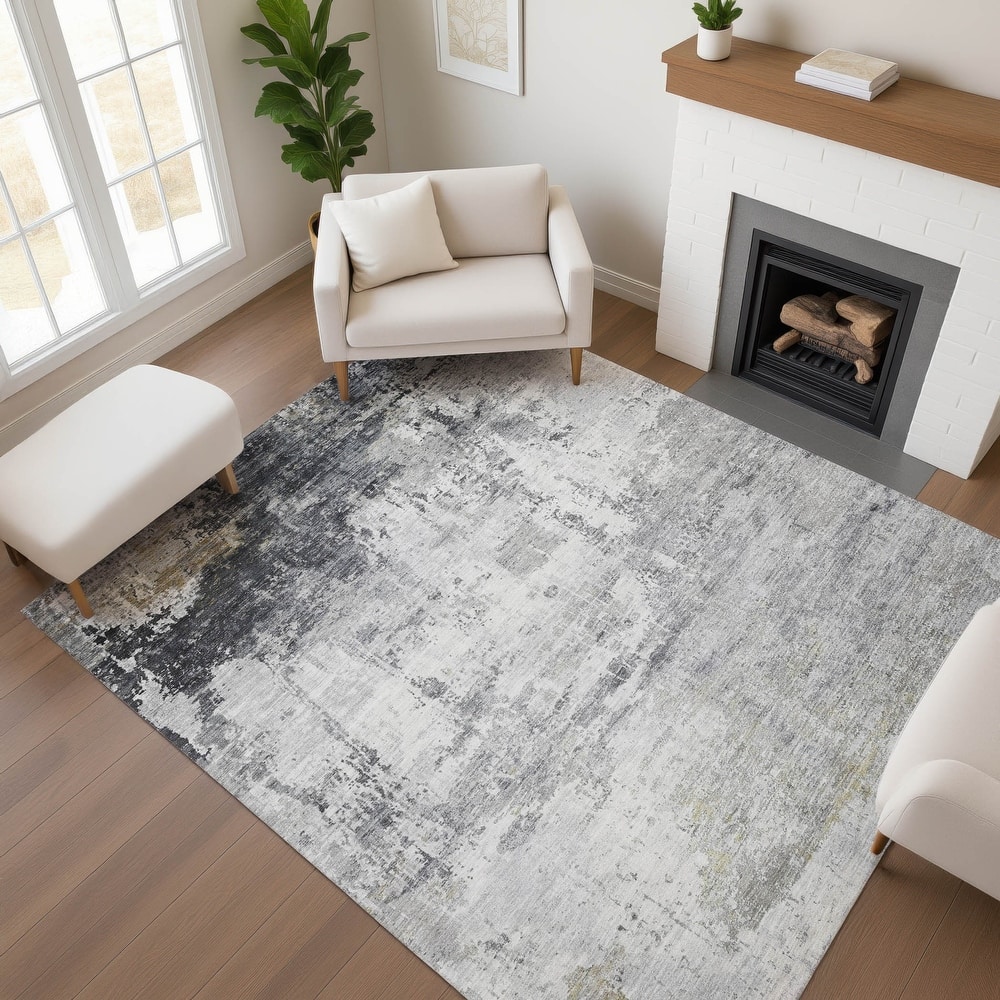 Premium Washable Super Soft Abstract Glam Mayfield Rug