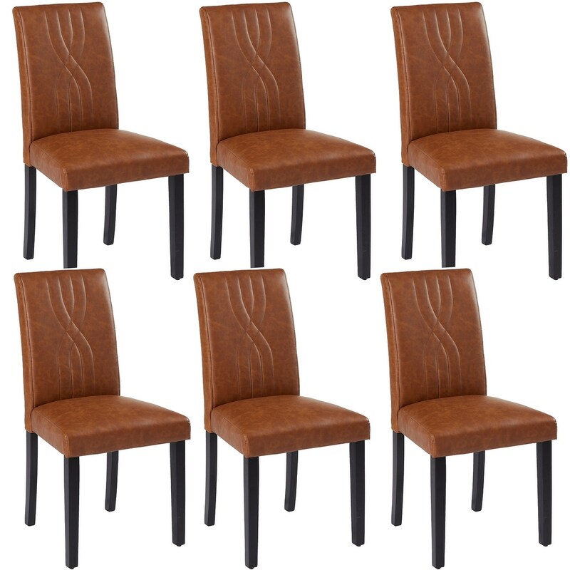 Brown Parson Chairs Dining Chairs - Overstock
