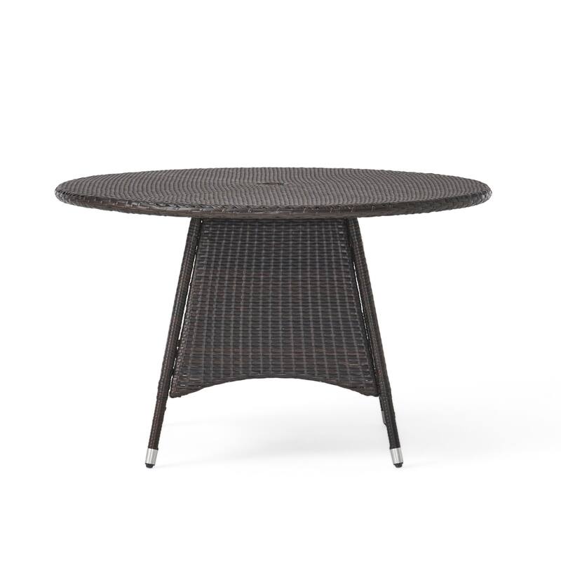 Palmers Outdoor 5-piece Wicker Dining Set with Cushions by Christopher Knight Home