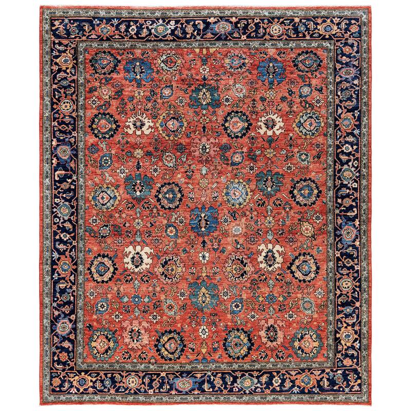 Serapi One-of-a-Kind Hand-Knotted Area Rug - Red - 8' 2" x 9' 10"