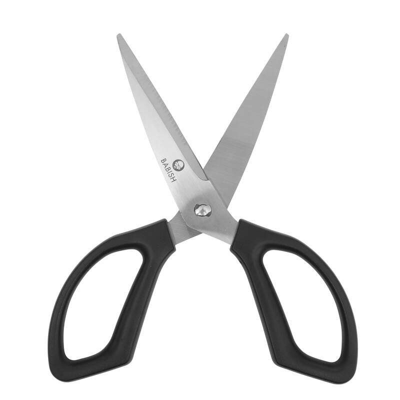 Babish High-Carbon 1.4116 German Steel 15 Piece Full Tang Forged Cutlery Block Set - Black