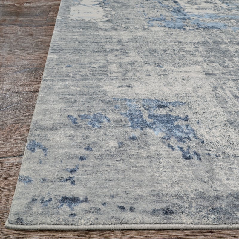 Gabriel Trekk Grey- Blue Area Rug