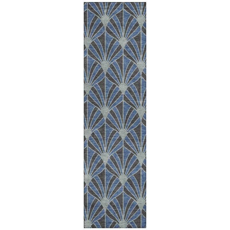 Machine Washable Indoor/ Outdoor Casual Kim Chantille Rug