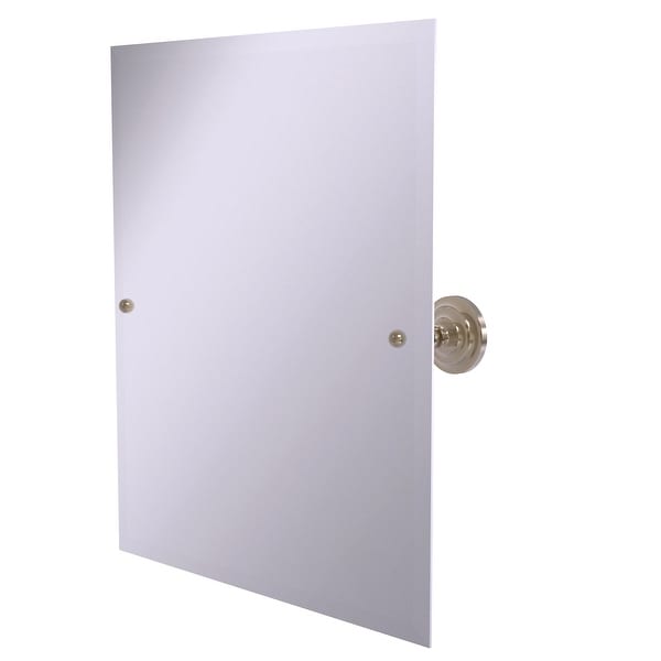 Allied Brass Frameless Rectangular Tilt Mirror with Beveled Edge