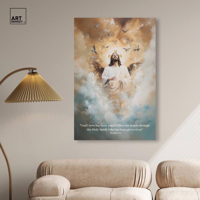 His Love Canvas by Art Remedy, Gallery Wrapped