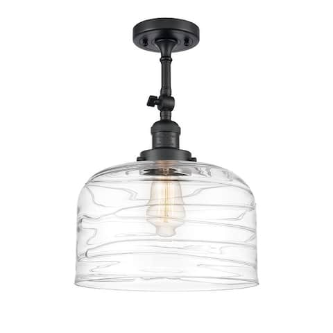 Innovations Lighting Franklin Restoration Bell 1 Light 12" Semi-Flush Mount