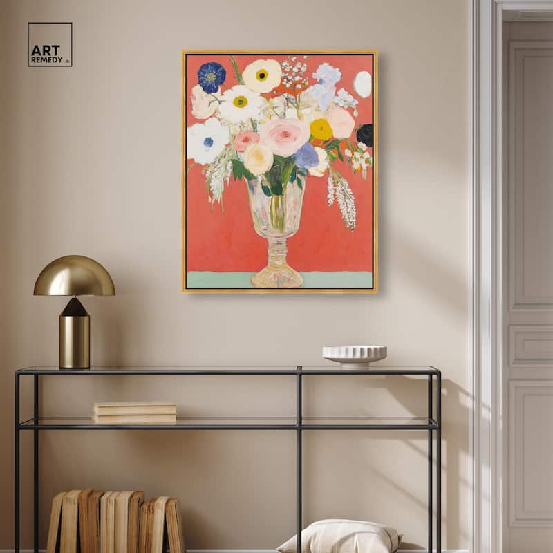 Anemones in a Vase II Canvas by Art Remedy