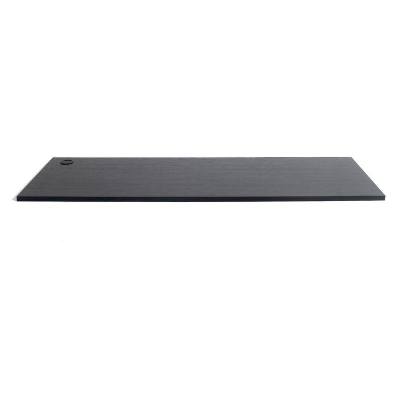 Asti Workbench Top, 20x64 Metallic Gray, Eco Friendly Melamine