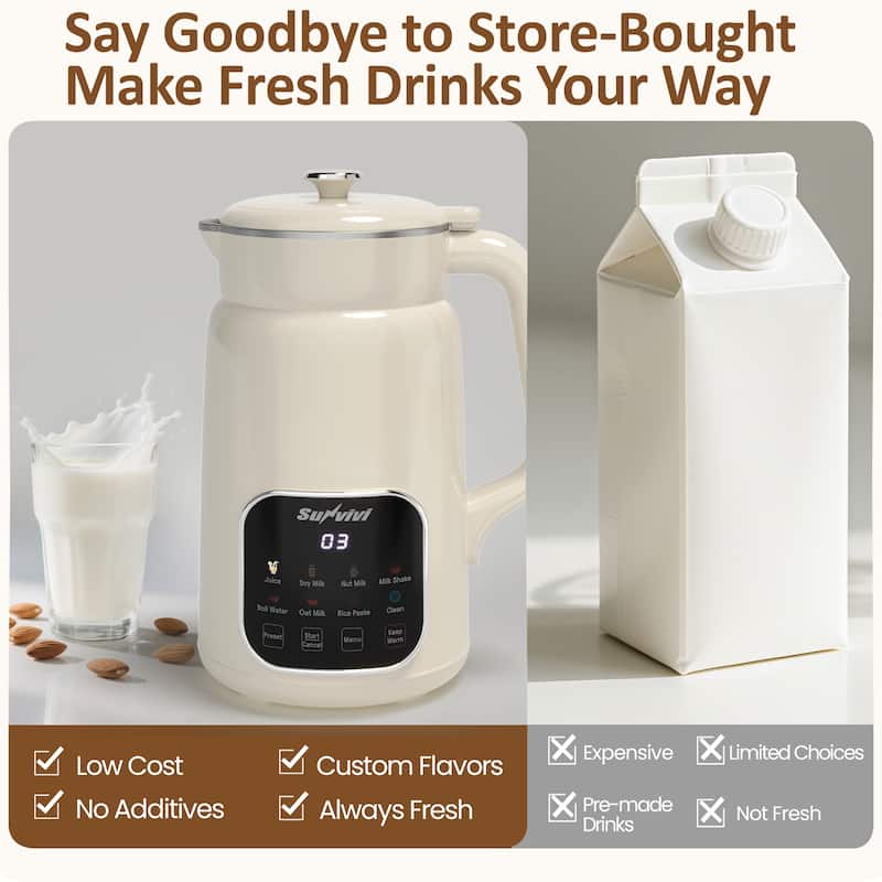 8 in 1 Nut Milk Maker Machine