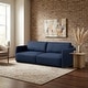 preview thumbnail 7 of 37, Serta Tyson Convertible Sofa Navy
