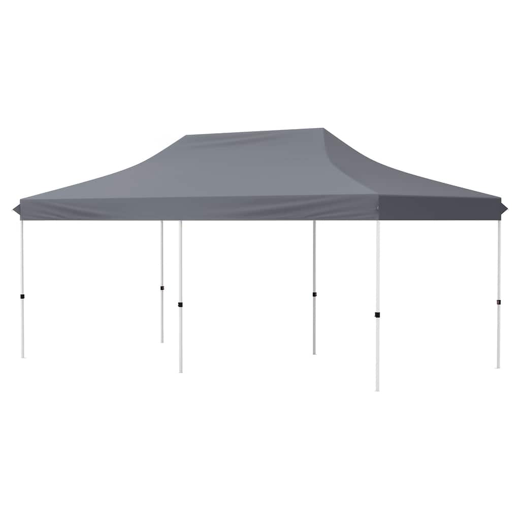 Pop Up Canopy Tent with 6 Sidewalls and Windows for Outdoor Events - 240” x 120” x 116.4”-124.8”