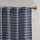 preview thumbnail 7 of 23, Cashel Texture Striped 100-percent Recycled Fiber Woven Antimicrobial Window Panel Pair by Clean Spaces - 84" Panel
