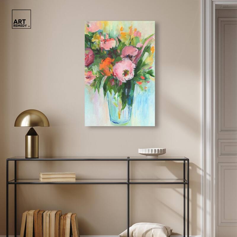 Charming Bouquet Canvas by Art Remedy, Gallery Wrapped