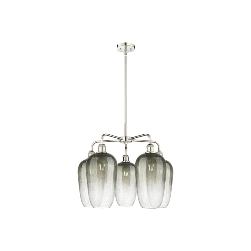 Innovations Lighting Endless Possibilities Ballston - Brookhaven Flute - 5 Light 26" Stem Hung Chandelier