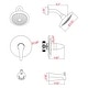 preview thumbnail 5 of 3, BATHLET 5-Function Spray Shower Faucet Set Wall Mounted and Tub Spout With Valve